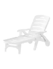 [Gardeon] Sun Lounger Chair in White