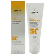 Daily Prevention Ultra Defense Moisturizer SPF 50 by Image for Unisex - 2.6 oz Sunscreen
