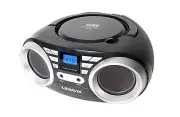 LENOXX CD813B BLACK PORTABLE CD CD-R/CD-RW PLAYER SPEAKER / FM RADIO