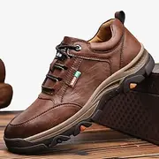 Men's Hiking Shoes Sneakers Trainers Athletic Shoes Sporty Casual Classic Outdoor Daily Synthetics Black Brown Fall Winter