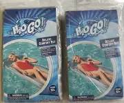 H2O GO Deluxe Comfort Mat Float Lot Of 2 New Sealed Summer Swimming Pool