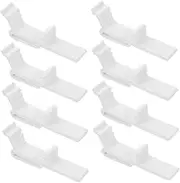 FUNOMOCYA 8pcs Window Blind Valance Retainer Clips Vertical Blind Clamps Replacement Parts Shower Curtain Clips Decoration