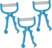 DECOMELODY 3Pcs Manual Facial Hair Remover for Women Safe and Comfortable Epilator Tool Hair Removal Facial Care Supplies