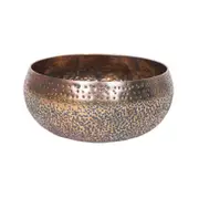 SSH COLLECTION Peppa Small 20. 5cm Wide Bowl - Antique Brass
