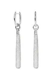 PDPAOLA Pavé Supreme Jupiter Single Hoop in Silver at Nordstrom One Size