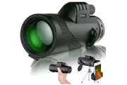 12X50 Monocular Telescope HD BAK4 Prism FMC HD Monocular Smartphone Holder NEW