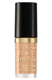 Too Faced Travel Size Born This Way Super Coverage Multi-Use Longwear Concealer in Natural Beige at Nordstrom, Size 0.06 Oz