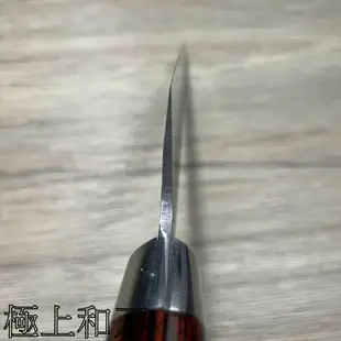 堺 孝行 VG10 33層 大馬士革紋 骨刀 日本刀 180mm 桃花心合成木 握把