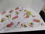 Sponge Bob Square Pants Unisex Christmas Santa Hat Fleece Pants 1X