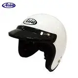 在飛比找遠傳friDay購物優惠-ASIA A706 精裝素色細條安全帽 白