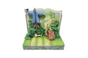 Beatrix Potter by Jim Shore Figurine 13cm Peter & Benjamin by Scarecrow Storybook, Whitehill 6012486