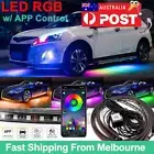 APP Control LED RGB Under Car Tube Glow Underglow Underbody Neon Strip Light Kit