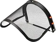 Forestry Facepiece - Mesh Safety Facepiece For Forestry Field Work | Mesh Face Shield | Adjustable Headgear With Visor For Wood Cutting Landscaping Logging Protection