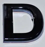 1 PCS - Apartment Number Sign/Mailbox Number Sign, D(3D,2.75 x 1.75)-REF24-1027