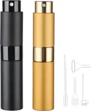 8ML Atomizer Perfume Travel Refillable (2 PCS) Empty Travel Cologne Sprayer Bott