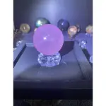 馬達加斯加六芒星光粉水晶球