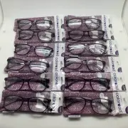 "12 Pair" DZ24 Foster Grant Elana 1.25 PRP Reading Glasses READERS COLOREAD