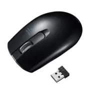 Sanwa Supply Wireless IR LED Mouse Black MA-WIR132BKNEW