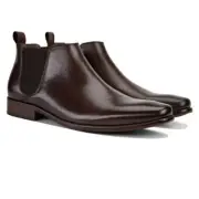 Julius Marlow Kick Mocha Leather Boot Dress Formal Work Business Shoes Mens