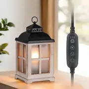 Wax Melt Warmer with Timer Farmhouse Scentsy Lantern Candle Warmer Electric Tart