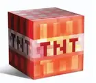 Minecraft Red TNT x9 Can Mini Fridge 6.7L x1 Door Ambient LED Lighting. New