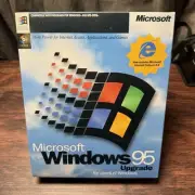 Microsoft Windows 95 Upgrade CDROM NOS Sealed
