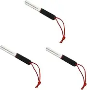 STOBAZA 3pcs Professional Fishing Tool Sturdy Fishhook Sharpener for Outdoor Use Mini Hook File Hanging Chain Portable Fishing Accessory