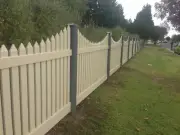 PVC Colour Kookaburra Picket Fence 2.39m Panel - Various Heights & Colours