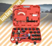 28 pcs Universal Radiator Pressure Tester Vacuum Type Cooling System Refill Kit