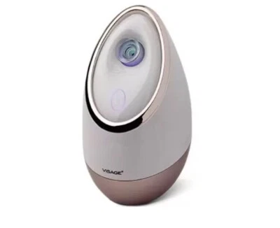 Women's Nano Ionic Facial Steamer Spa detoxifying All Skin types Acne black new