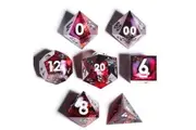 Dudley's Gallery - Vampiric Darling Sharp Edge Resin Dice Set