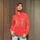 美國百分百【Abercrombie & Fitch】連帽長袖T恤 AF 帽T 麋鹿 logo 上衣 女 橘色 F505