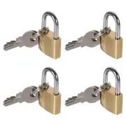 4pcs Diary Lock Key Locker Lock Key Lock Luggage Locks