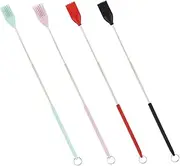 4pcs Silicone Basting Brush Multi Use Oil Brush for Grilling Baking Pastry High Temperature Resistant Kitchen Tool Easy to Clean Comfort Grip