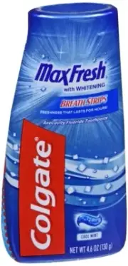 Colgate Max Fresh Liquid Toothpaste with Mini Breath Strips Cool Mint 4.6 oz