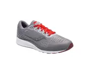 Saucony Big Kid's Guide 13 Sneakers Boys Girls Walking Shoes - Alloy/Red - US 1 (Boys)