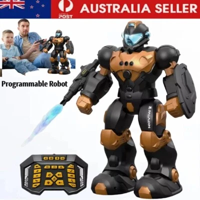 RC Smart Programmable Walking Dancing Voice Gesture Kid Christmas Gift Robot Toy