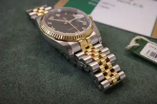 Rolex datejust 116233 黑色金字塔 稀有面盤 2017保卡 126233 116234 126200 116333 116203參考