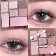 7Colours Eyeshadow Eye Shadow Palette Makeup Matte Nude Glitter Shimmer PigmentⒶ
