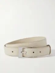 [The Row] The Row - Jewel Leather Belt - Off-white - M M Off-white