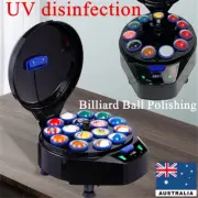 Automatic Billiard Ball Polishing Clean Machine Pool Ball Care UV Sterilization