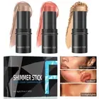 3pcs Highlight Blush Contour Stick Professional Cream Blush Stick For Face C SD0