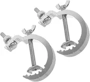 SWOOMEY 2pcs Metal Truss Light Hooks Stage Lighting Clamps Moving Light Clamps Spotlight Heavy Duty