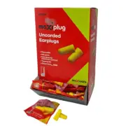 maxisafe (heu660) tapered earplugs class 5 uncorded tradies 100 pair pack