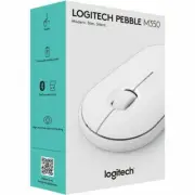 Logitech Pebble M350 Wireless Optical Mouse Black / White / Pink