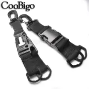 1x Plastic Swivel Snap Hook Keychain Outdoor Backpack Survival Accessories