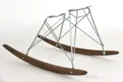 Replacement ZINC WALNUT ROCKER BASE Vintage Spec fit Eames Herman Miller Shells