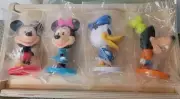 Disney Bobble Heads Kellogg's Mickey Minnie Donald Goofy Vintage New In Package