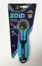 ZOID ROTARY CUTTER! 45mm~Contoured Grip~BRAND NEW Sealed~For Quilting & Crafting