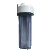 10x2.5 Tinted Clear Water Filter Housings - NO FILTERS - 1/4"BSP [12mm] Housing